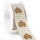 Ribbon vichy hearts