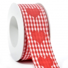 Ribbon vichy hearts