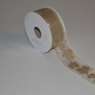 Ribbon glitter leave