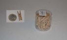 Wooden clips