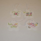 Wooden flower hang