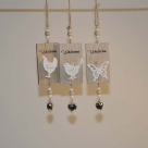 Wooden memo clip