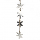 Snowflake hanger x4