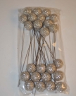 Balls w.glitter pick