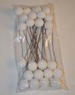 Balls w.glitter pick