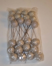 Balls w.glitter pick