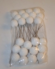 Balls w.glitter pick