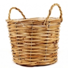 Basket w.handle rd