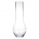 Flute glass vase