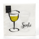 Napkin vin blanc