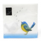Napkin blue bird