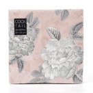Napkin vintage rose