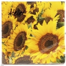 Napkin sunflower