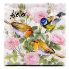 Napkin bird trio