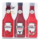 Napkin ketchup