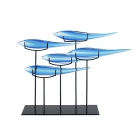 Glass fish statuette