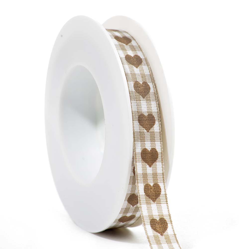 Ribbon vichy hearts