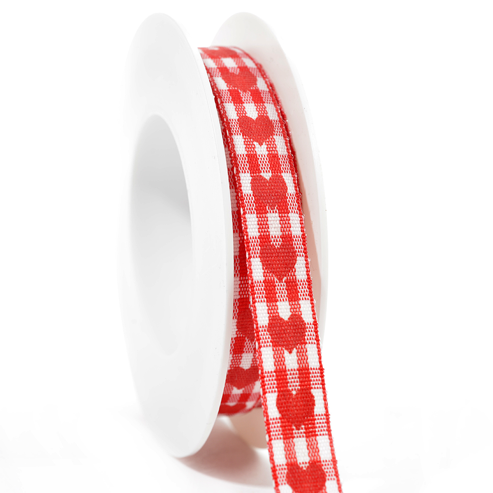 Ribbon vichy hearts