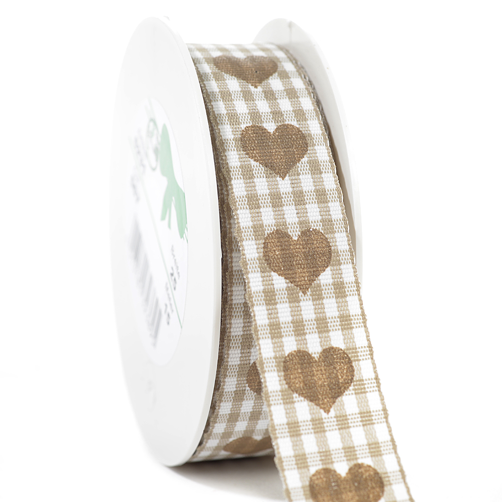 Ribbon vichy hearts
