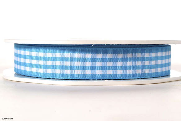 Small check ribbon