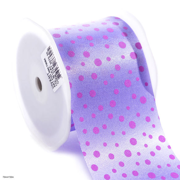 Dotty satin ribbon