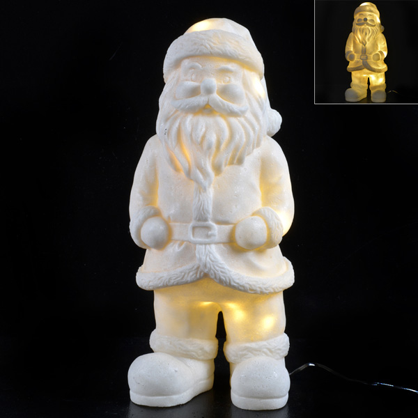 Led santa polystone