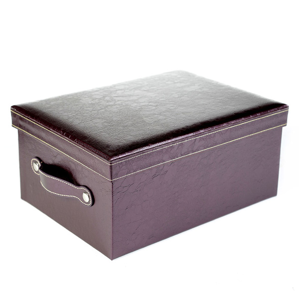 Storage box leather