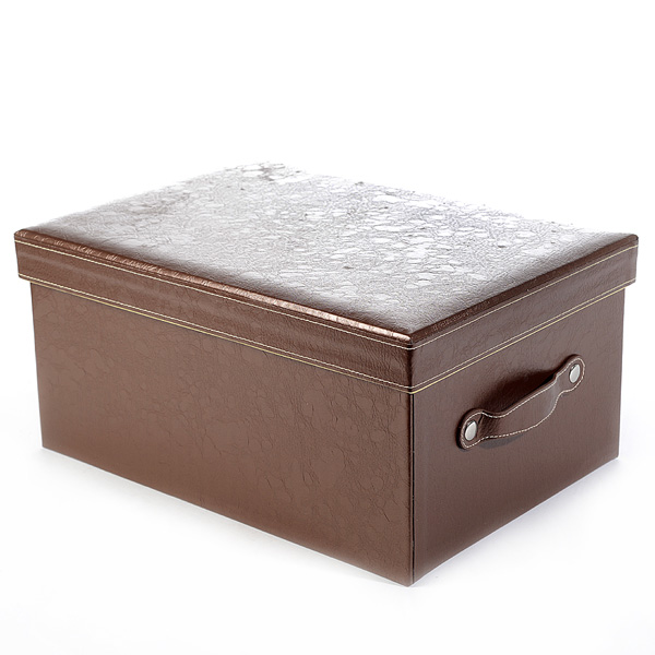 Storage box leather