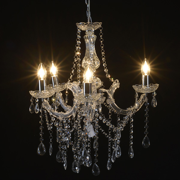 Chandelier glass x5