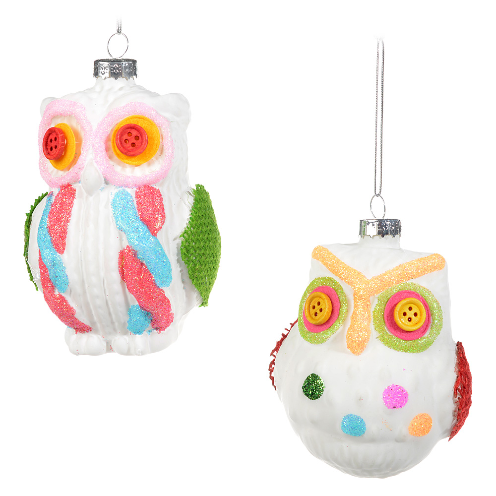 Owl hanger glass