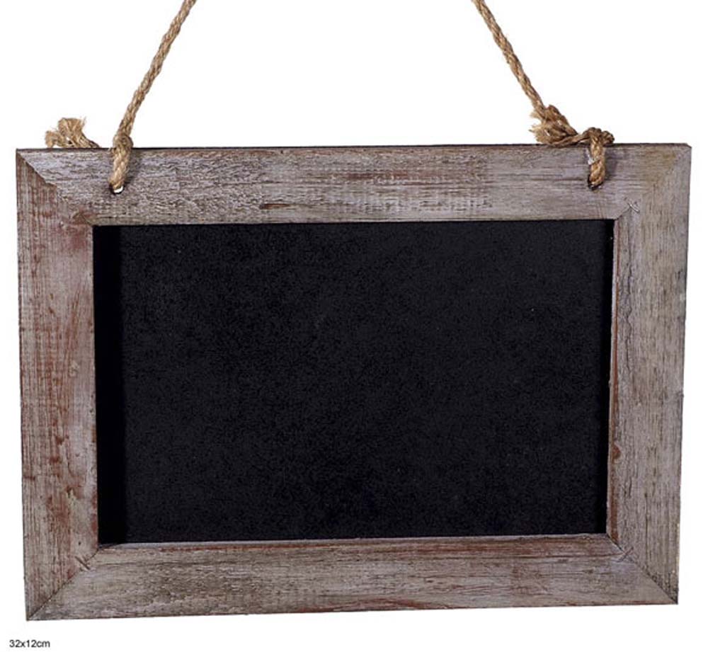 Black board hanging