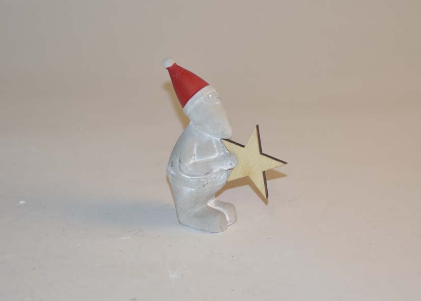 Santa w.wooden star