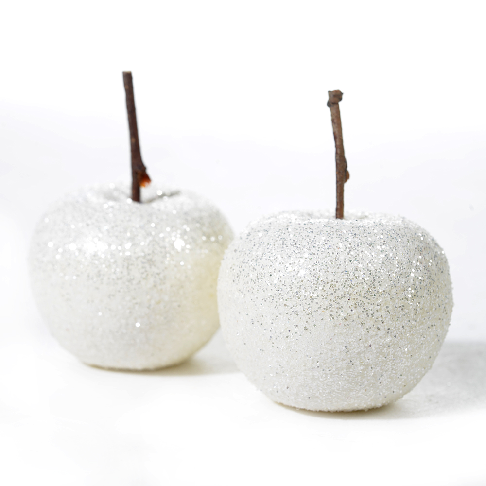 Apple w. glitter