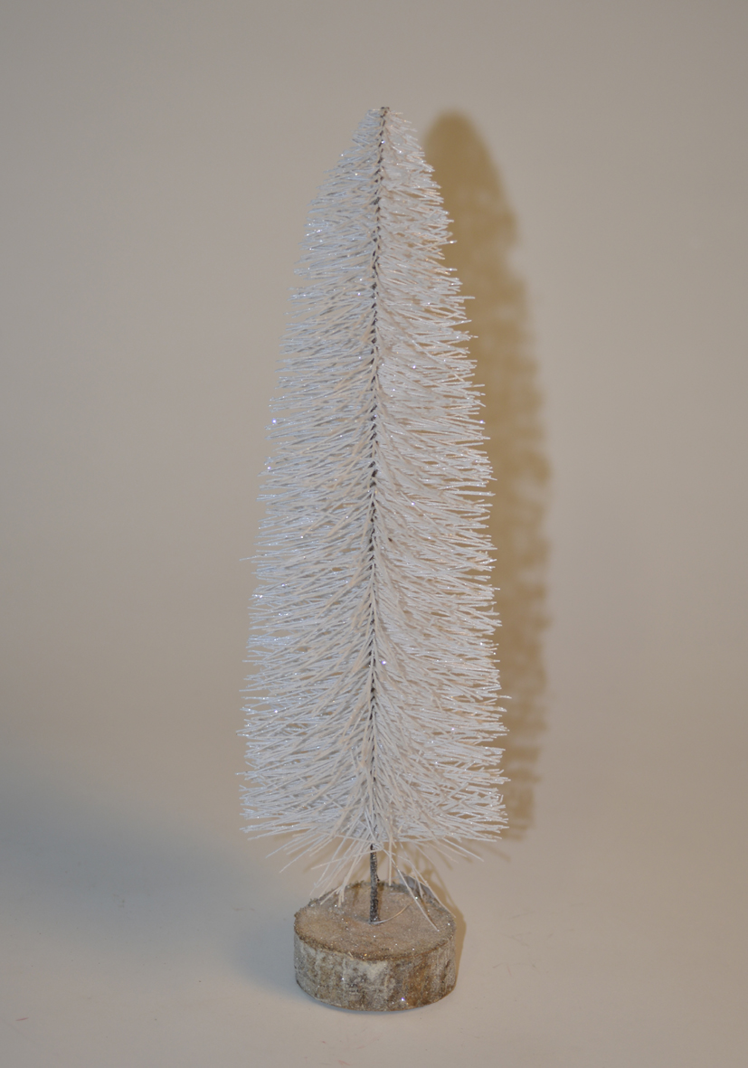 Fir w.snow+glitter