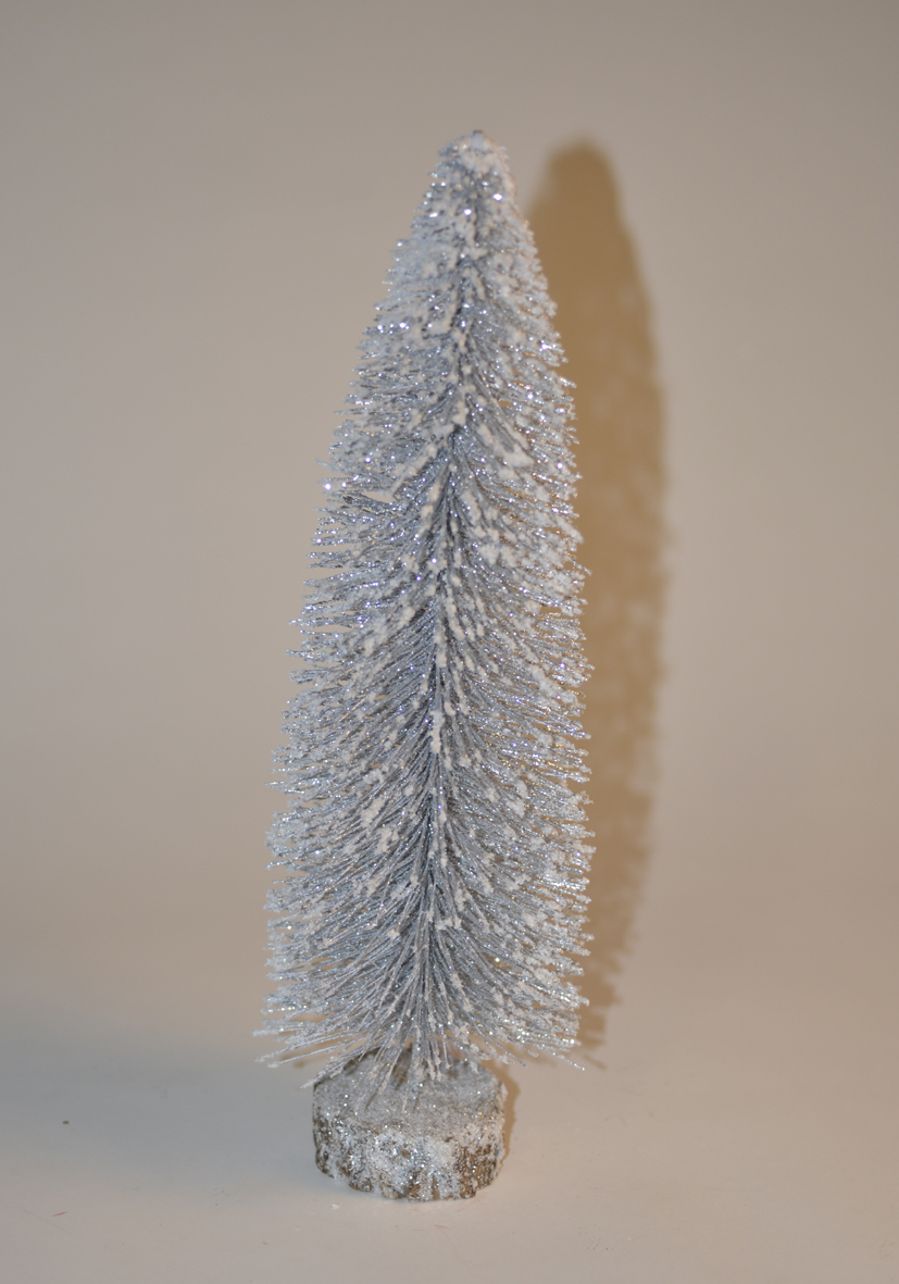 Fir w.snow+glitter