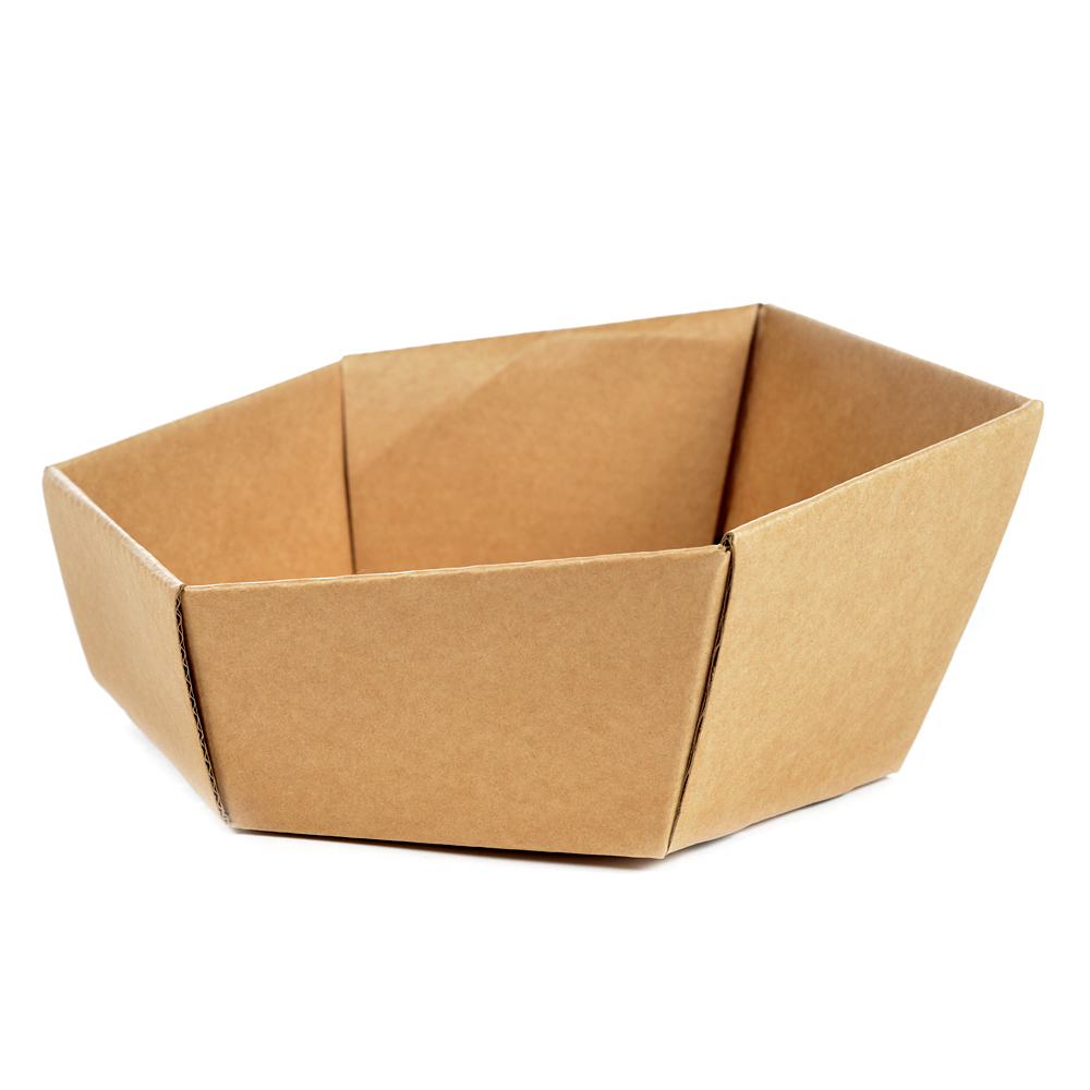 Folding box hexagon