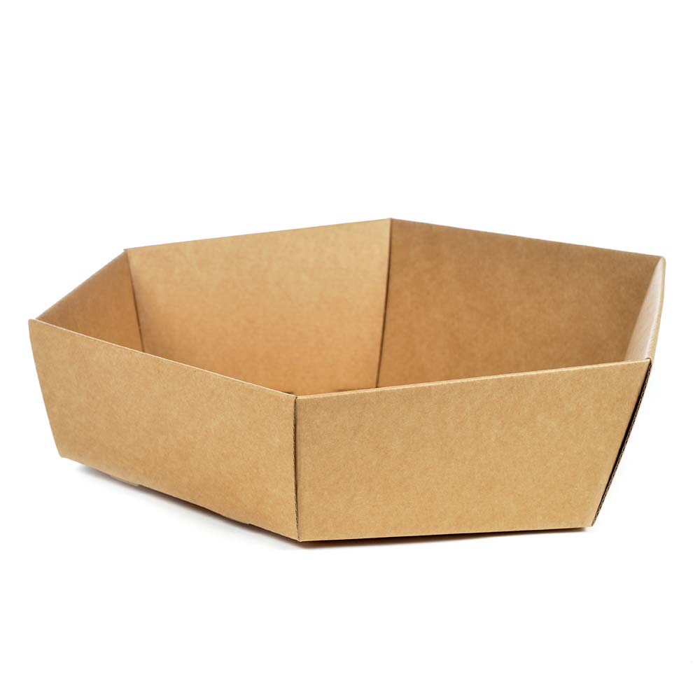 Folding box hexagon