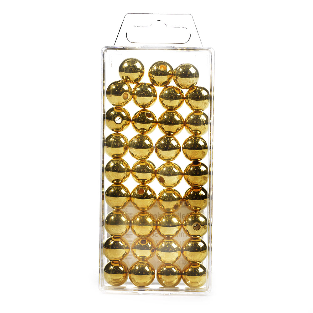 Metallic pearls 14mm