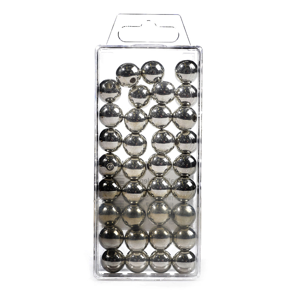 Metallic pearls 14mm