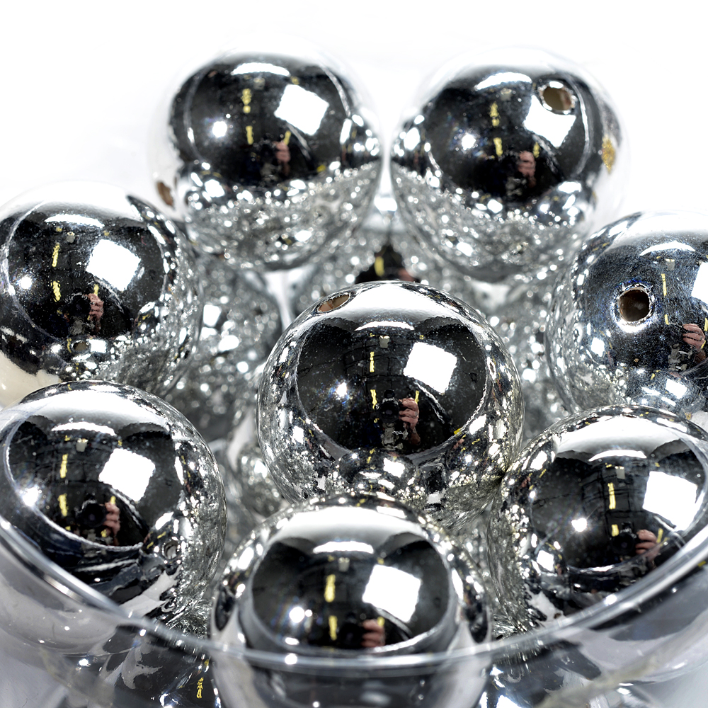 Metallic pearls 30mm