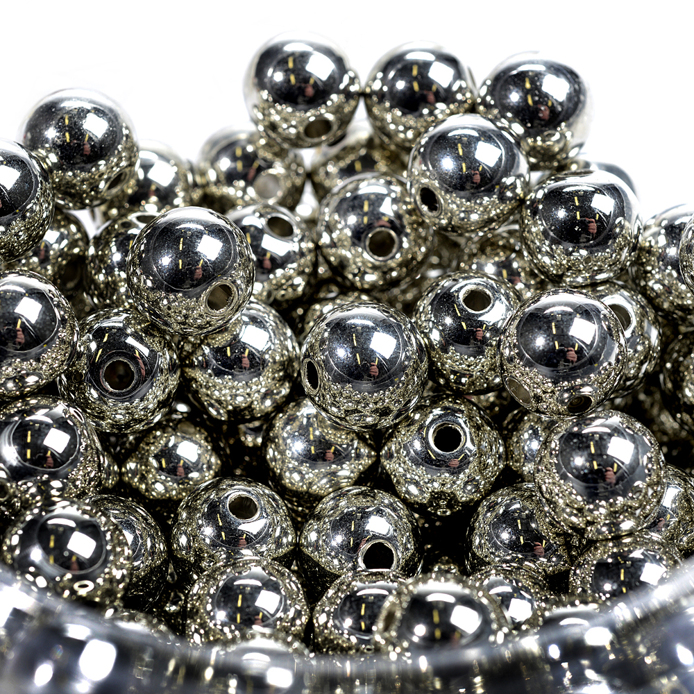 Metallic pearls 14mm
