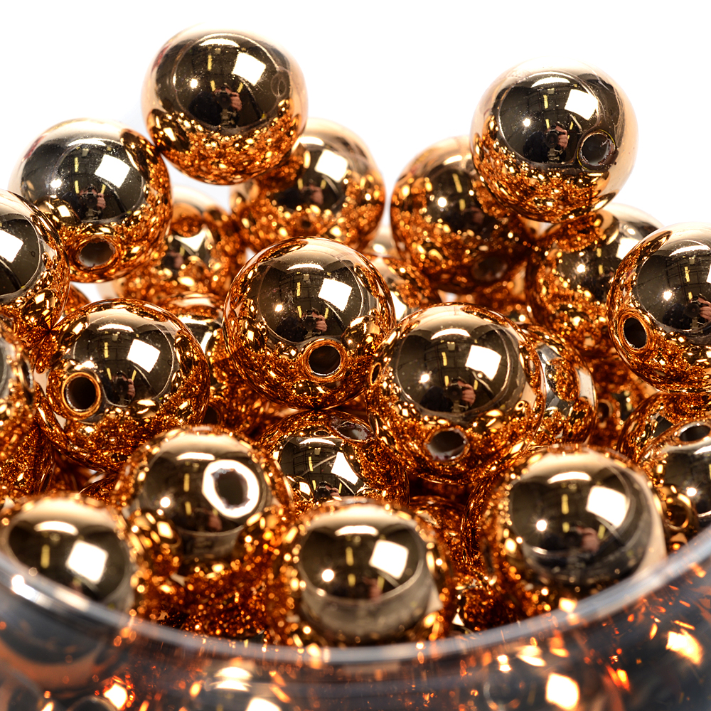 Metallic pearls 20mm