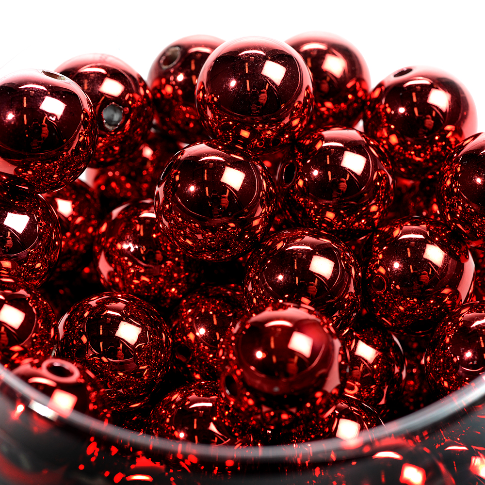 Metallic pearls 20mm