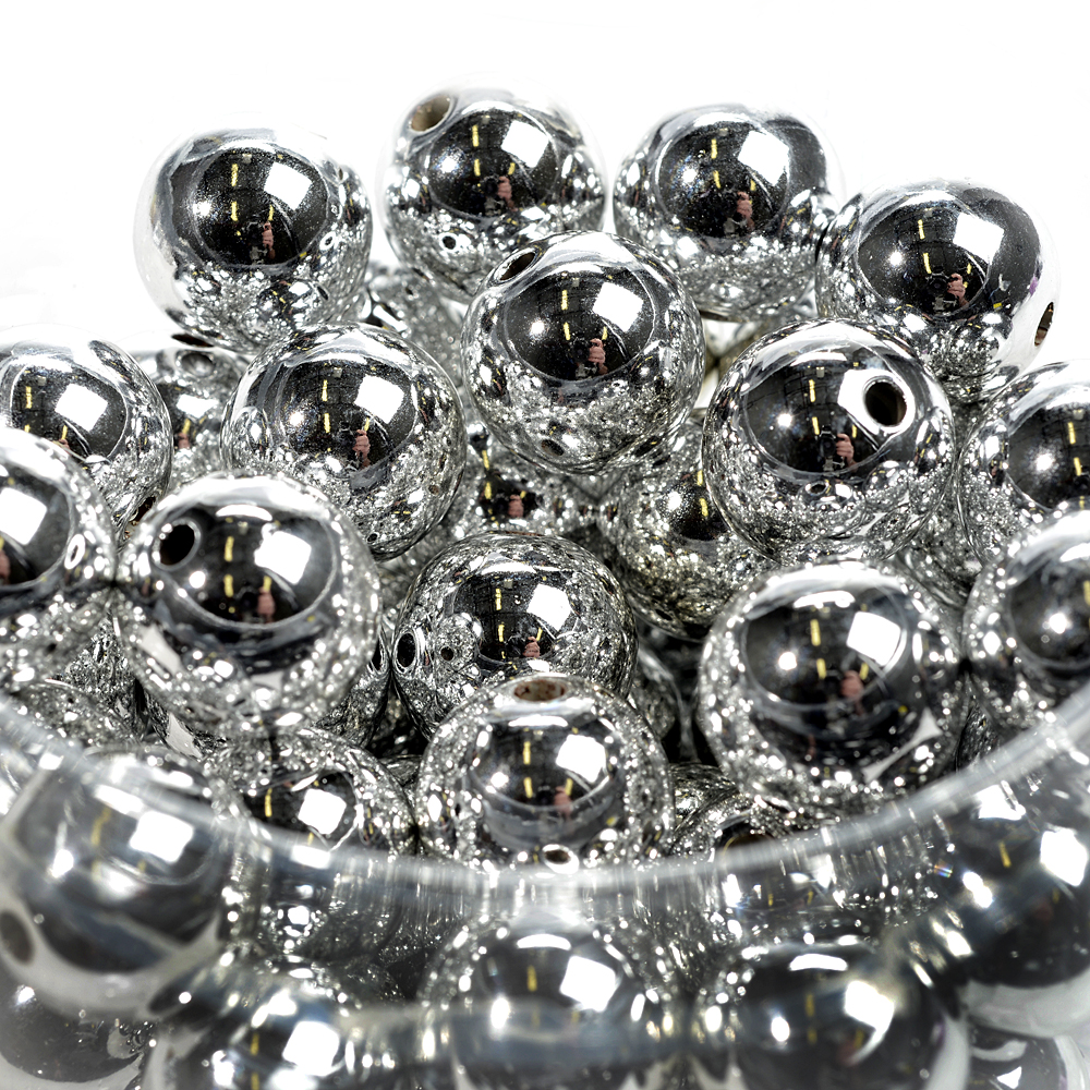 Metallic pearls 20mm