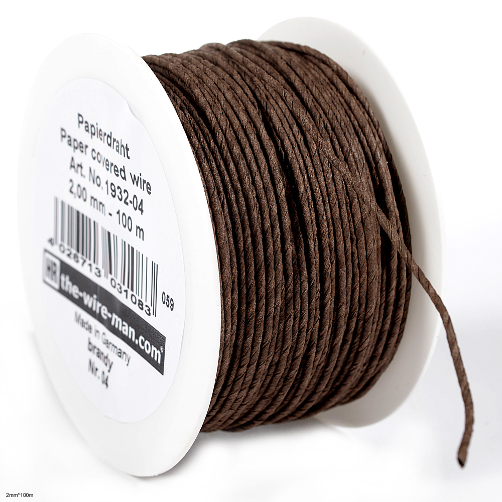 Paper covered wire