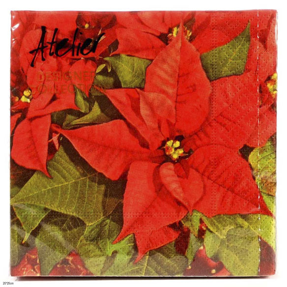 Napkin x-mas flower