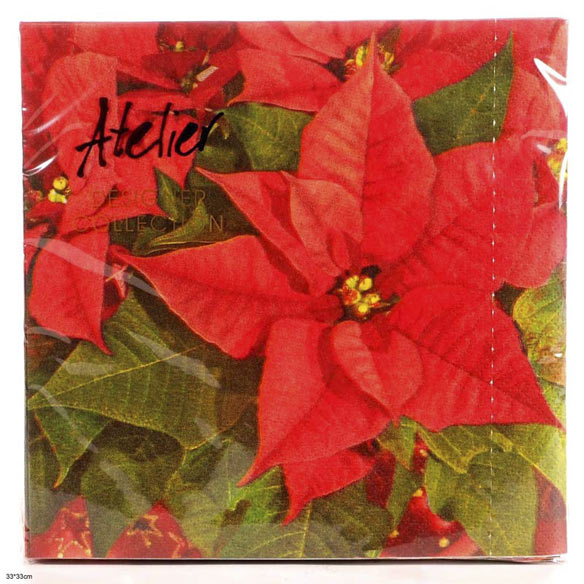 Napkin x-mas flower