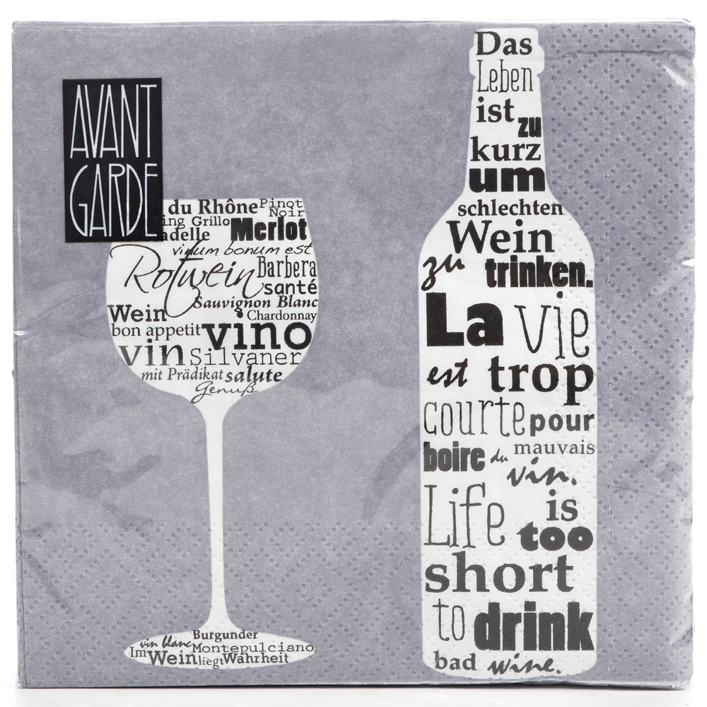 Napkin bon vin