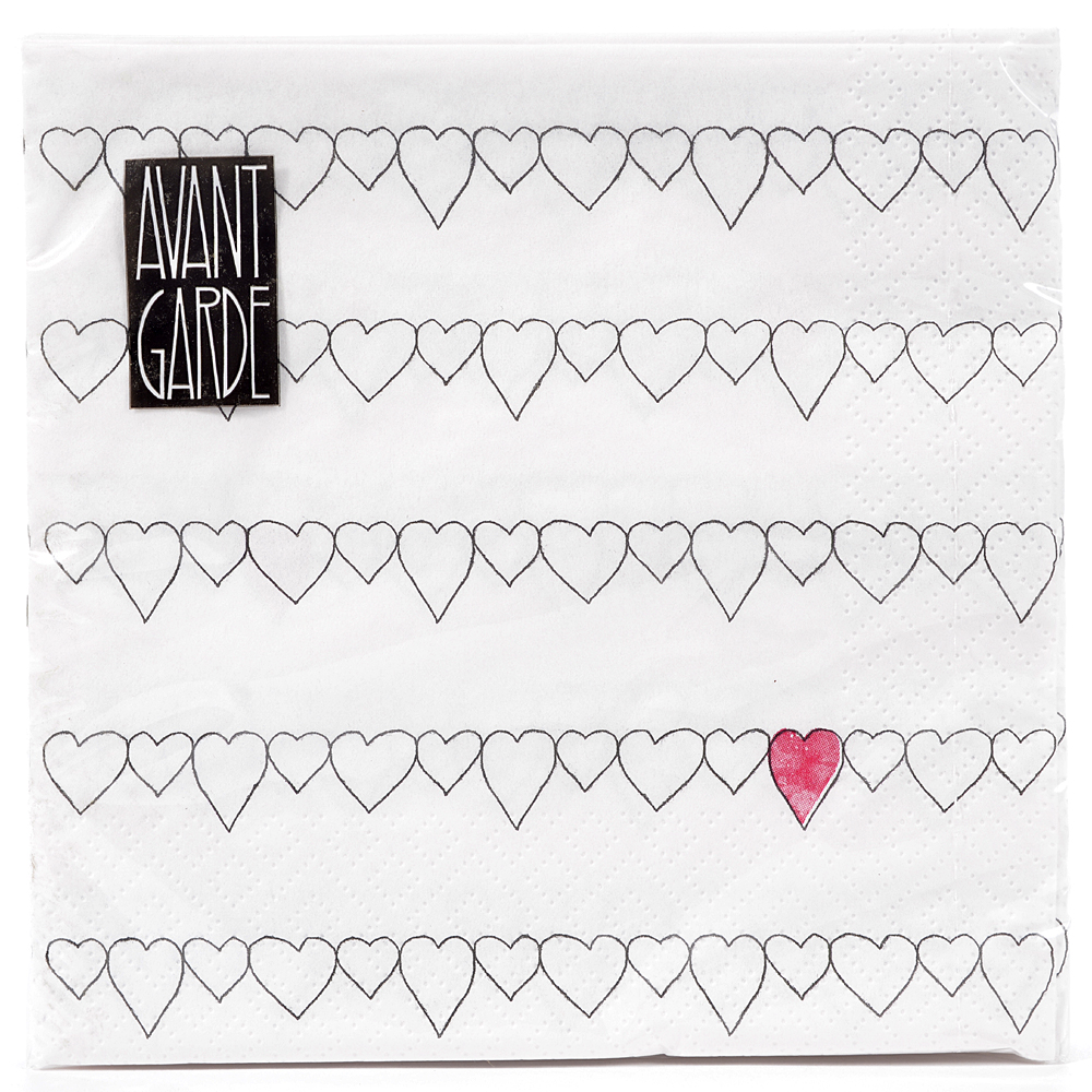 Napkin heartlines