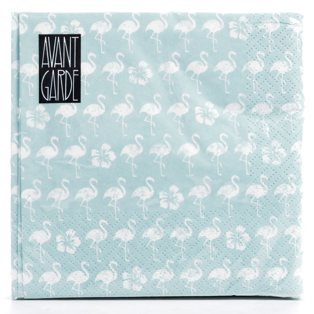 Napkin flamingos